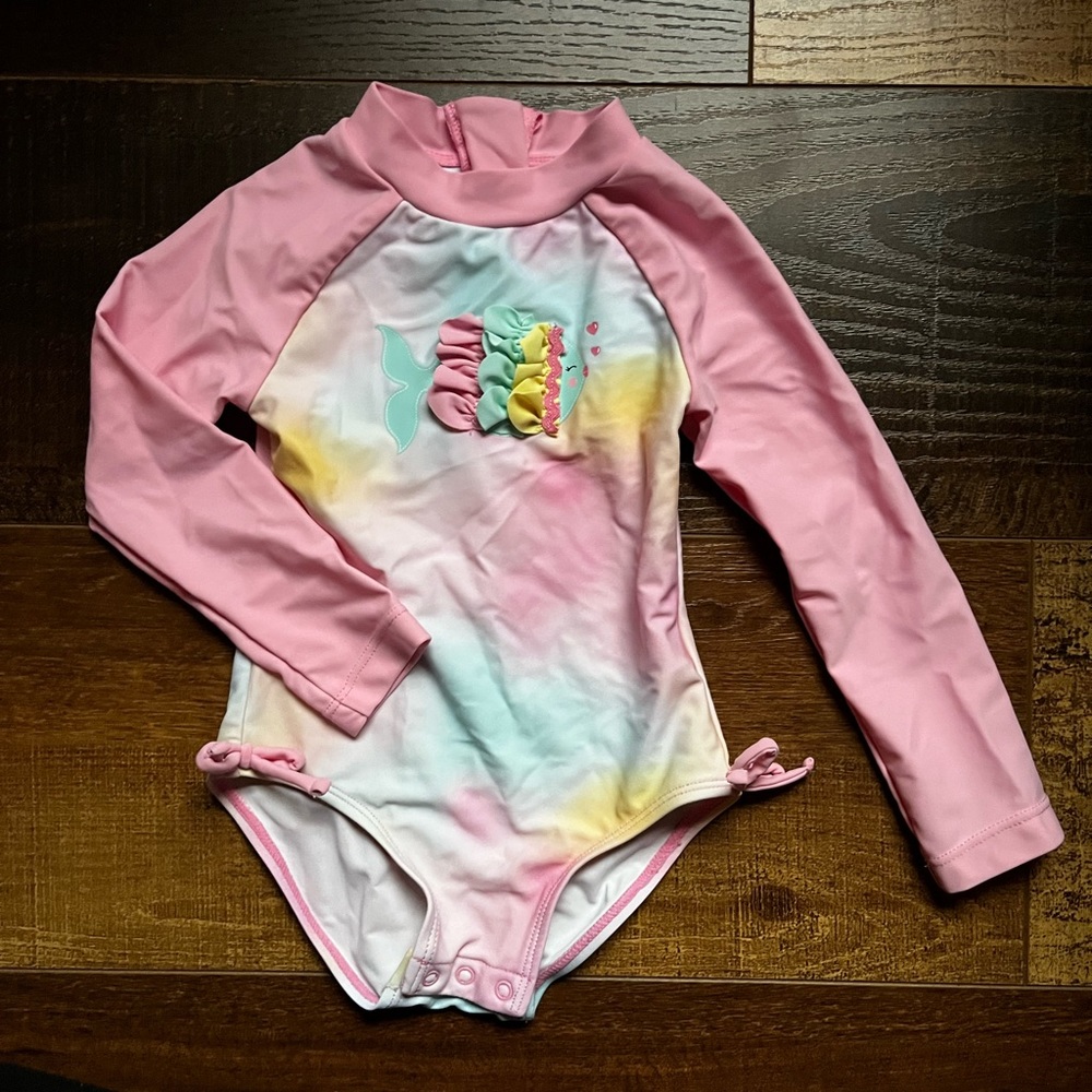 NWOT Tie-Dye Rash guard Toddler